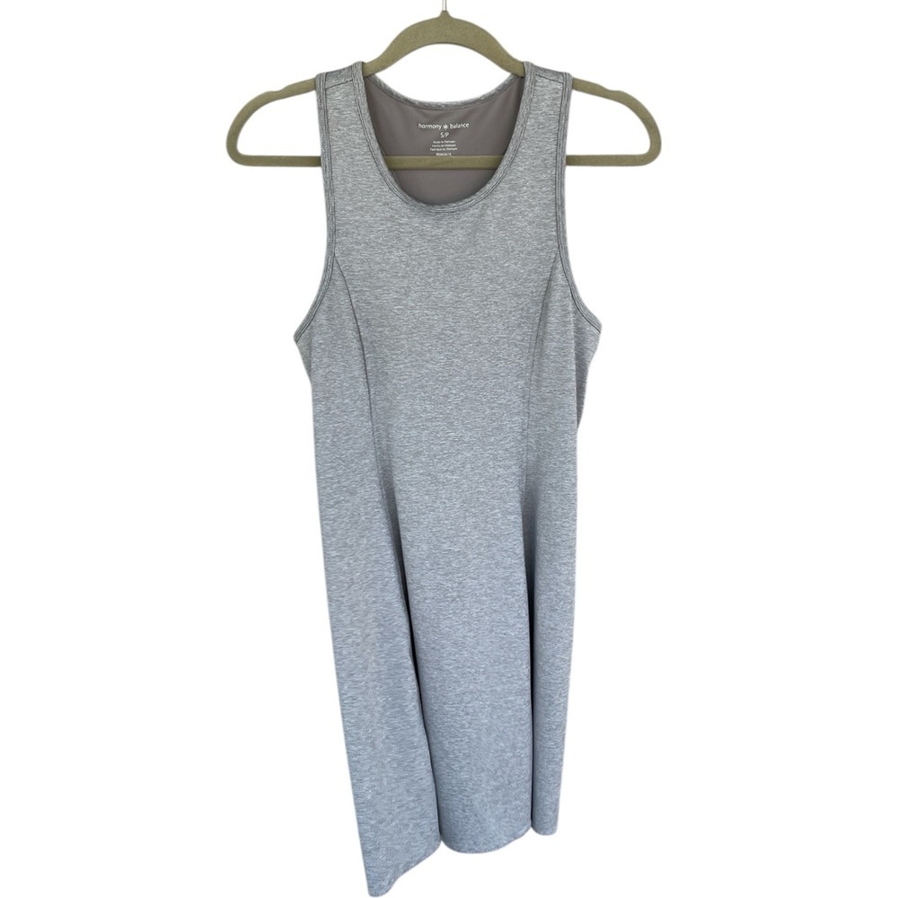 Harmony & Balance Dress Small Sleeveless Racerback Athletic Tank Built In Bra
